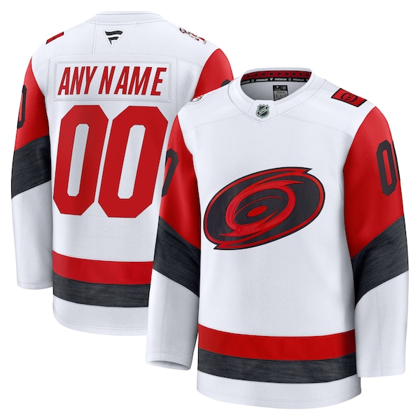 Carolina Hurricanes  Away Premium Custom Jersey - White