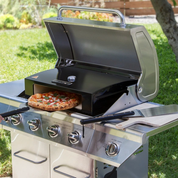Pizzaofen »Bakerstone«, LxBxH: 58,5x41,8x15,9 cm, schwarz