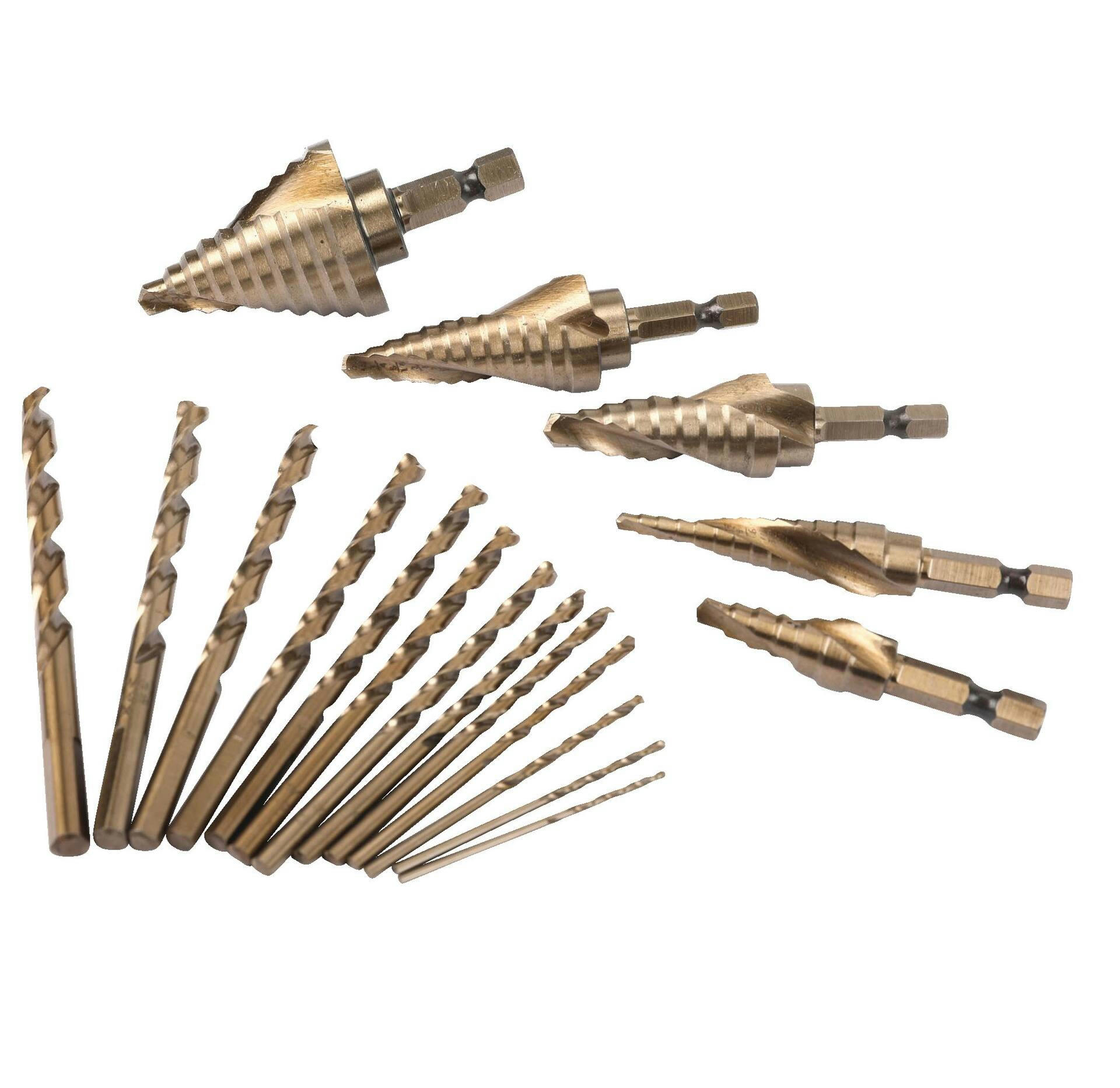 MAXIMUM Cobalt M-35 Drill Bit Set for Metal, 18-pc