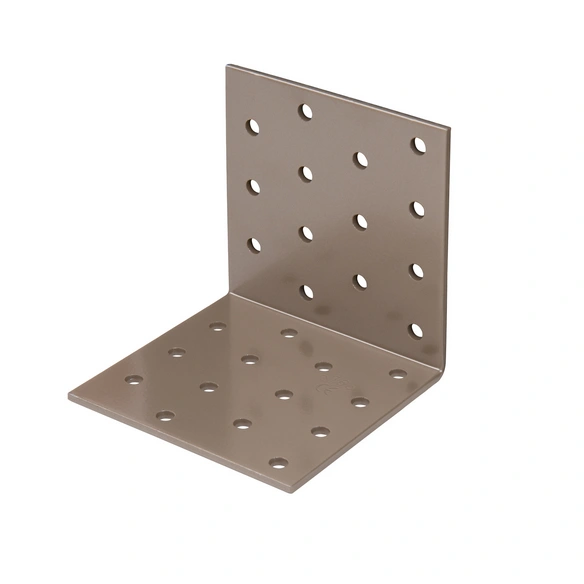 Lochplattenwinkel, BxHxL: 80 x 80 x 80 mm, Stahl, 25 Stück