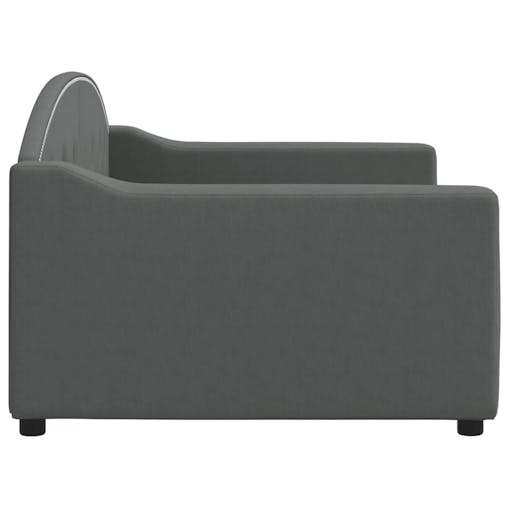 NNEVL Day Bed Dark Grey 90x190 cm Fabric