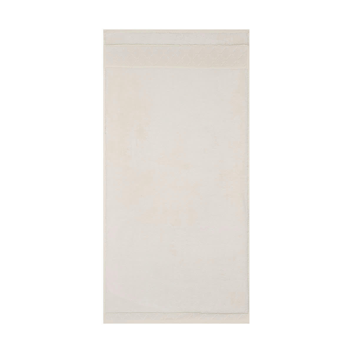 CARESSE - Serviette de bain en coton ivoire 30 x 50