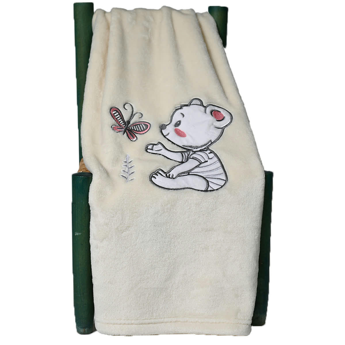 - Plaid polaire doux & chaud  neige 75x100 cm