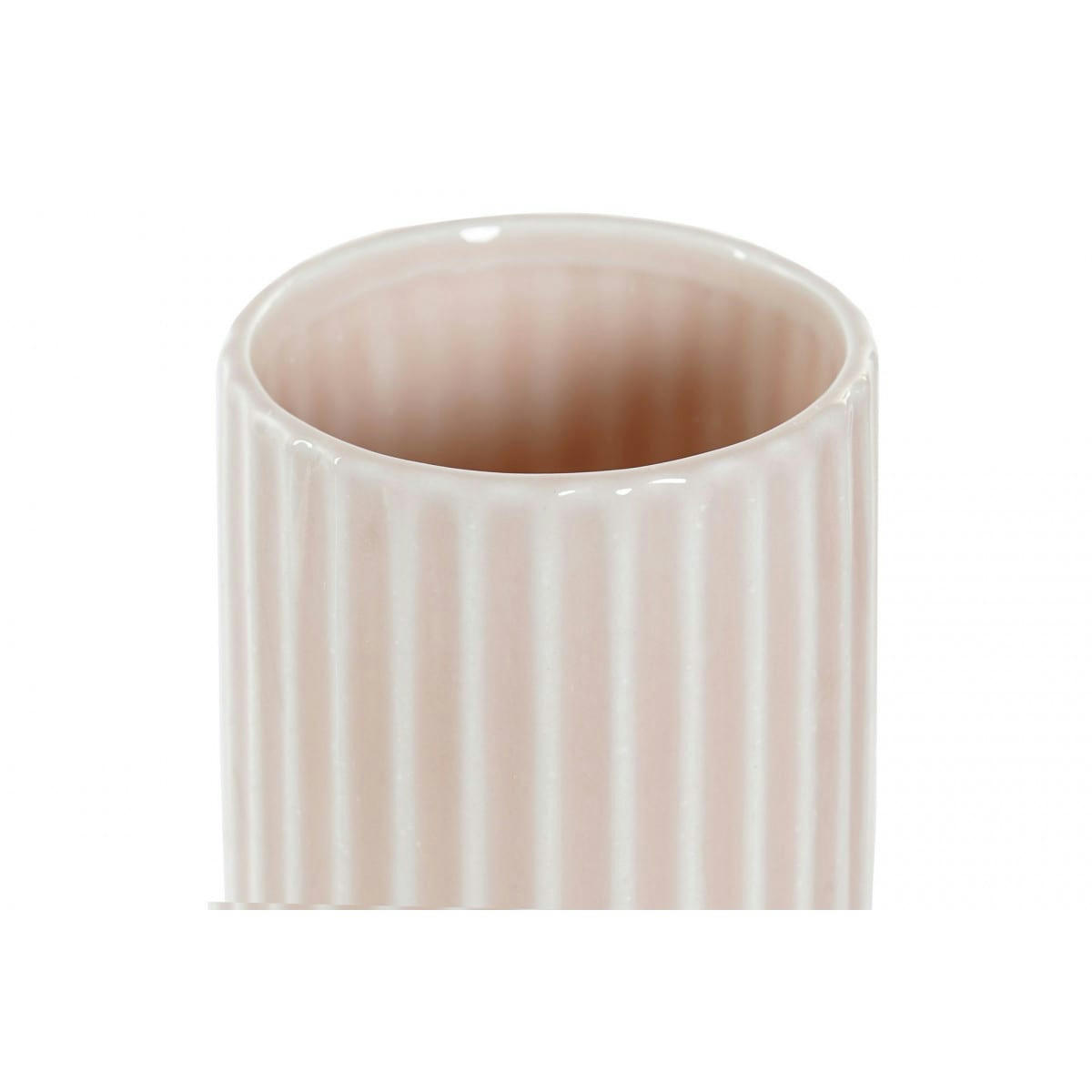 CÉRAMIQUE - Porte brosse à dents en céramique rose