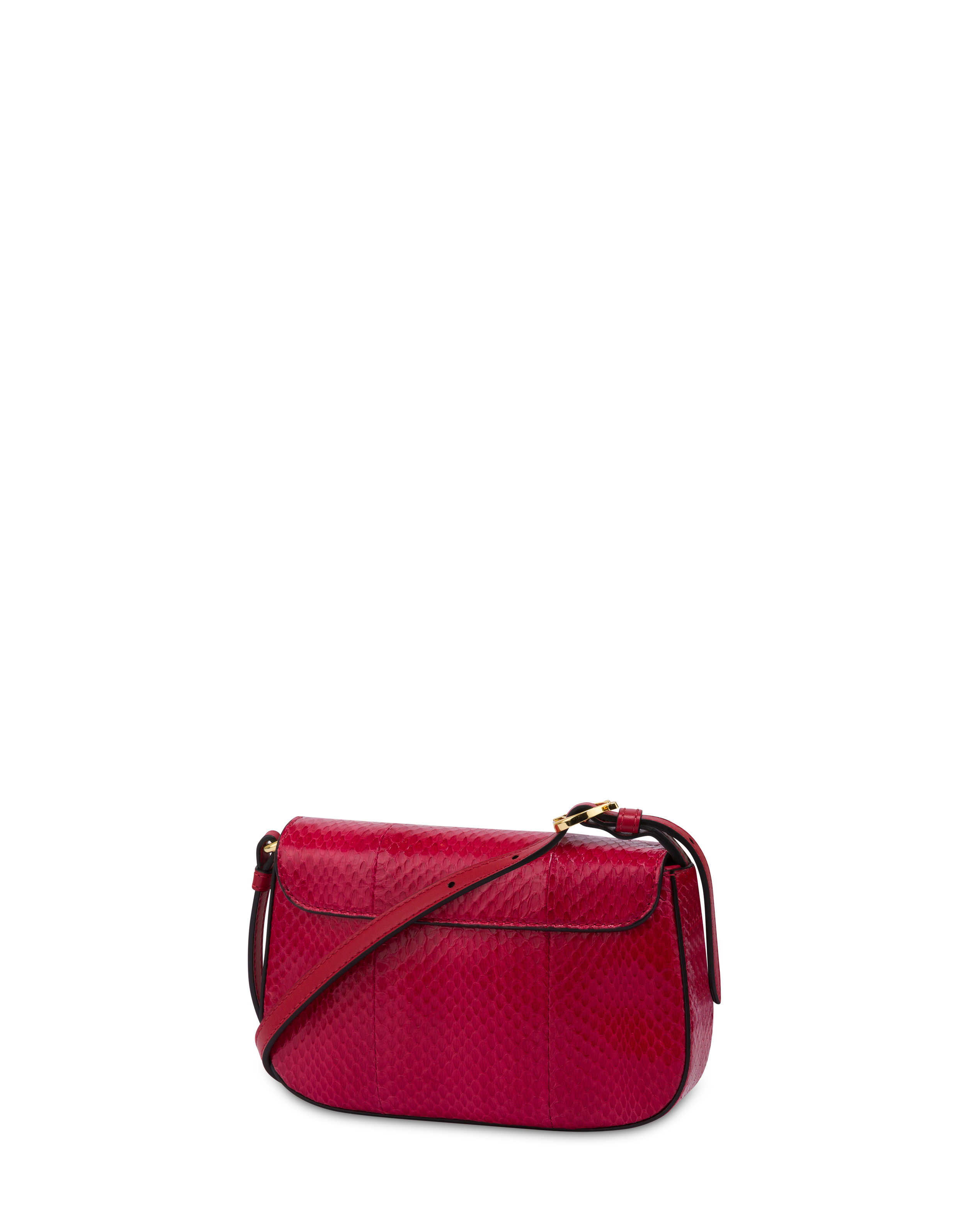 Crossbody Bag Fence Small Re-archive In Vitello Rosso/rosso