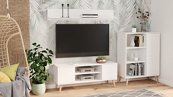 Armoire Fondi blanche, Scandinave