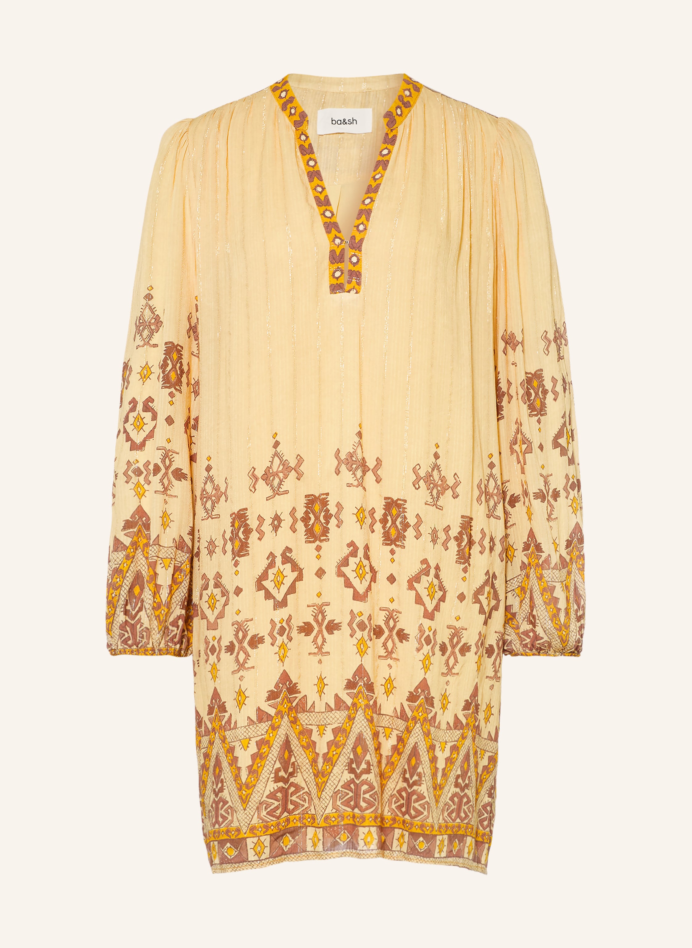 ba&sh Kleid ZOLA mit Glitzergarn
