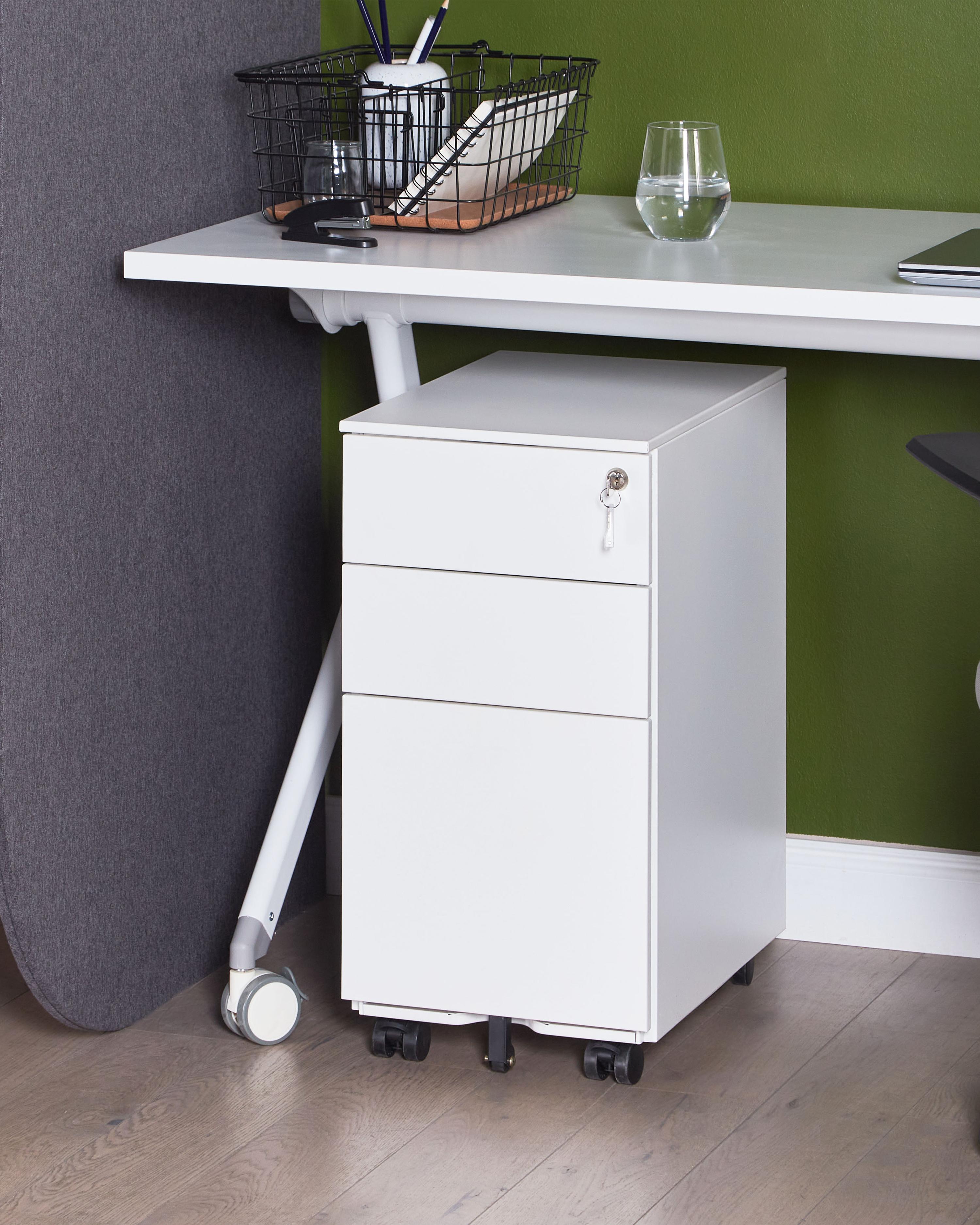 Storage Unit BOLSENA Metal White