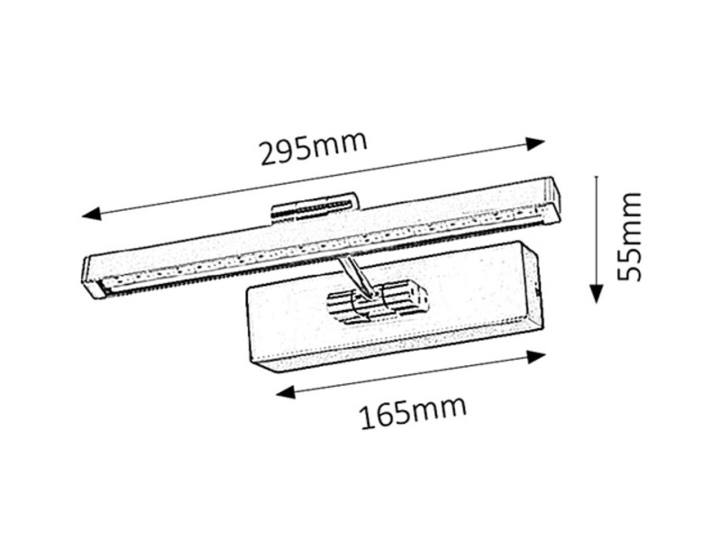 Kinkiet Picture guard obrazówka srebrny LED 1x5W 300lm IP20 Rabalux