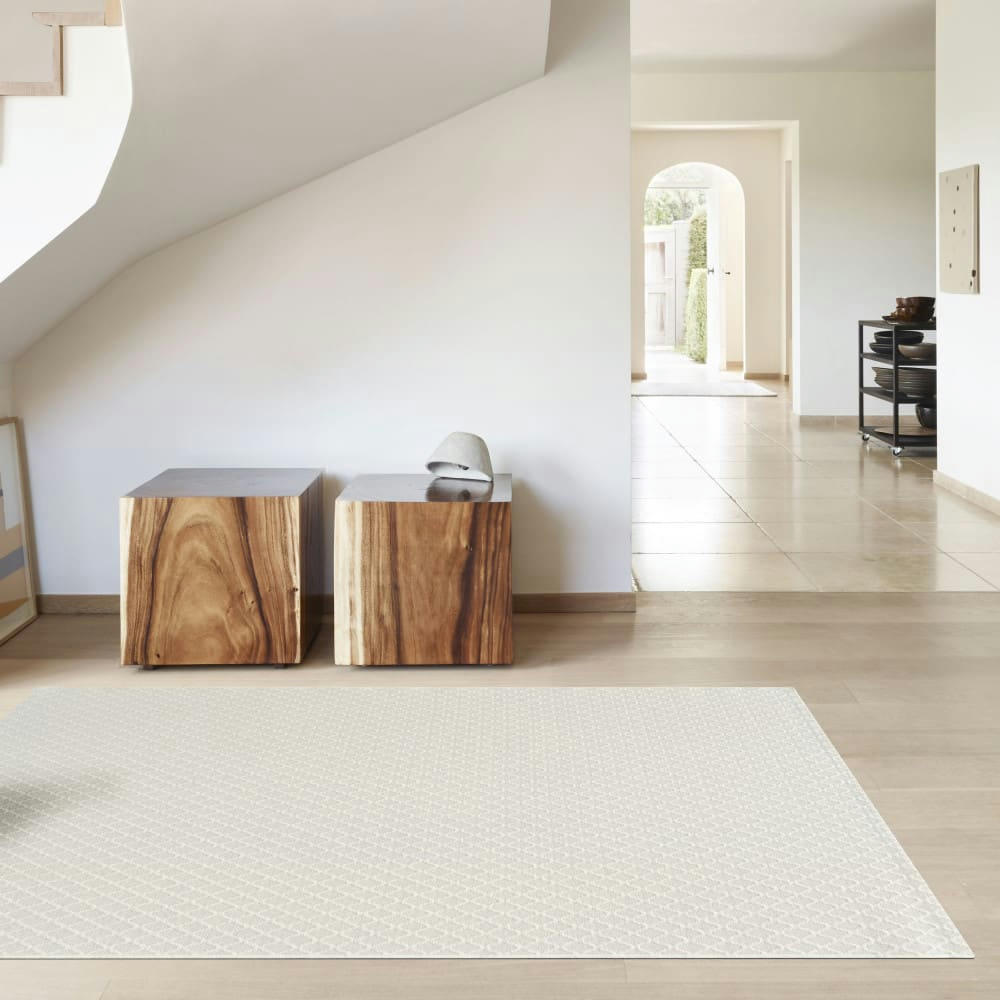 NOOSA IV - Tapis en laine ecru 160x230 cm