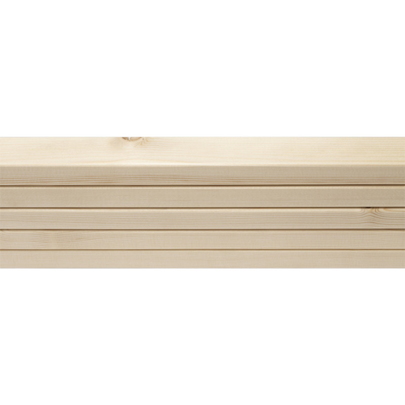 Lambris en bois de sapin Wood Decowall 260 x 9,2 x 4,5 cm 5 pièces CANDO