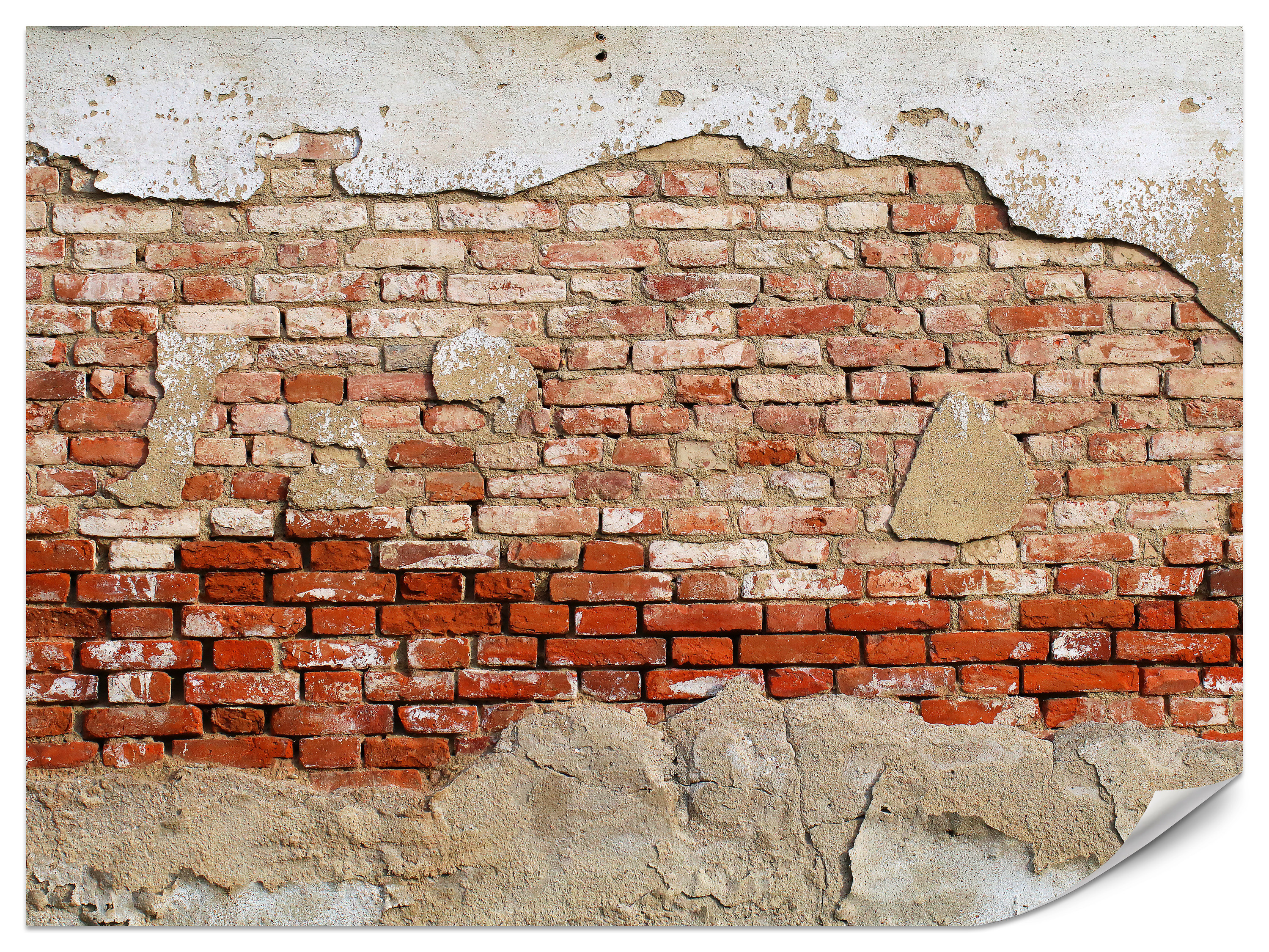 Fototapeta Stara Ceglana Ściana 100x70cm