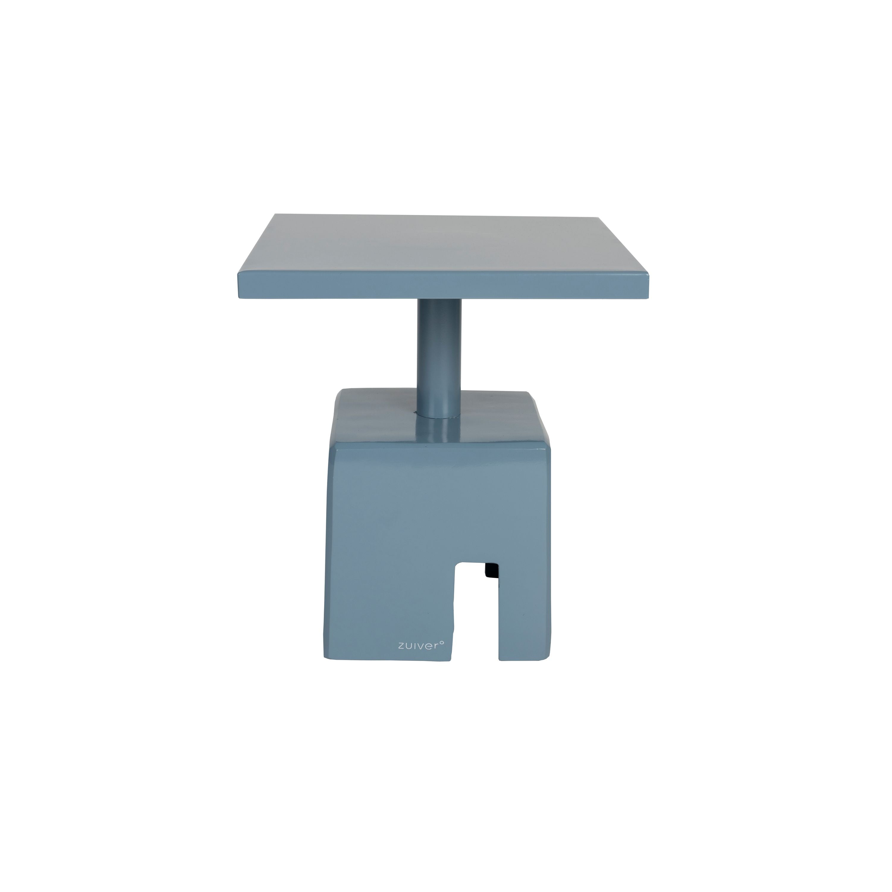 Zuiver Chubby Bijzettafel Vierkant 40x40 cm Blauw