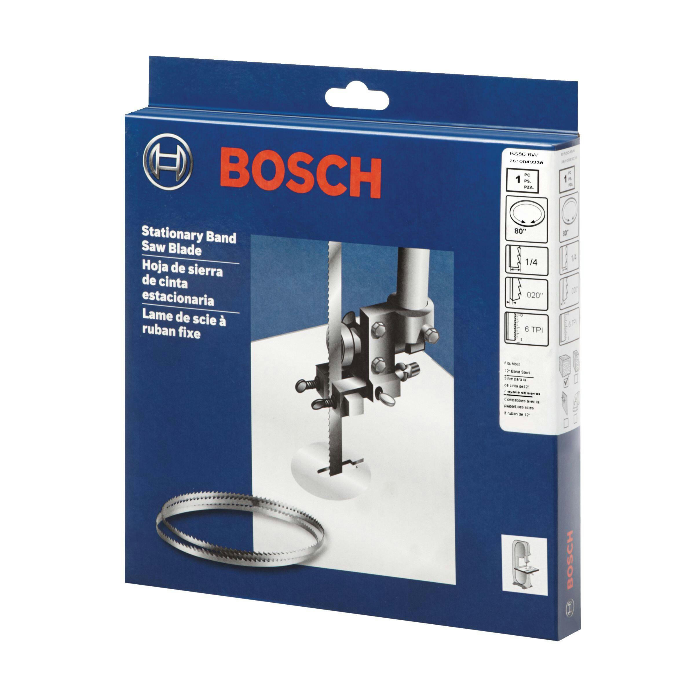 Bosch BS80-6W 80-in x 1/4-in 6 TPI Wood Bandsaw Blade