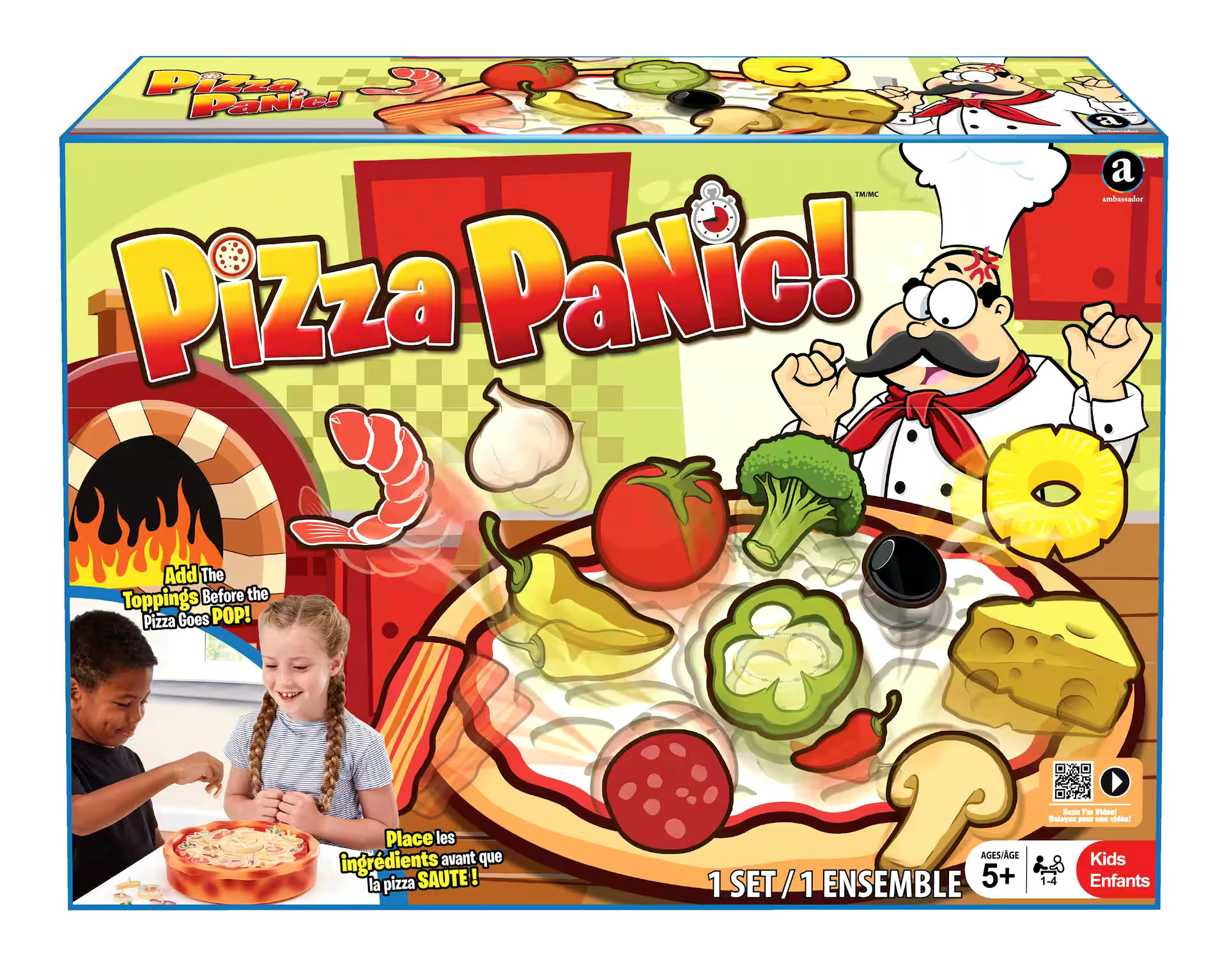Pizza Panic Shape-Matching Game For Kids, Ages 5+