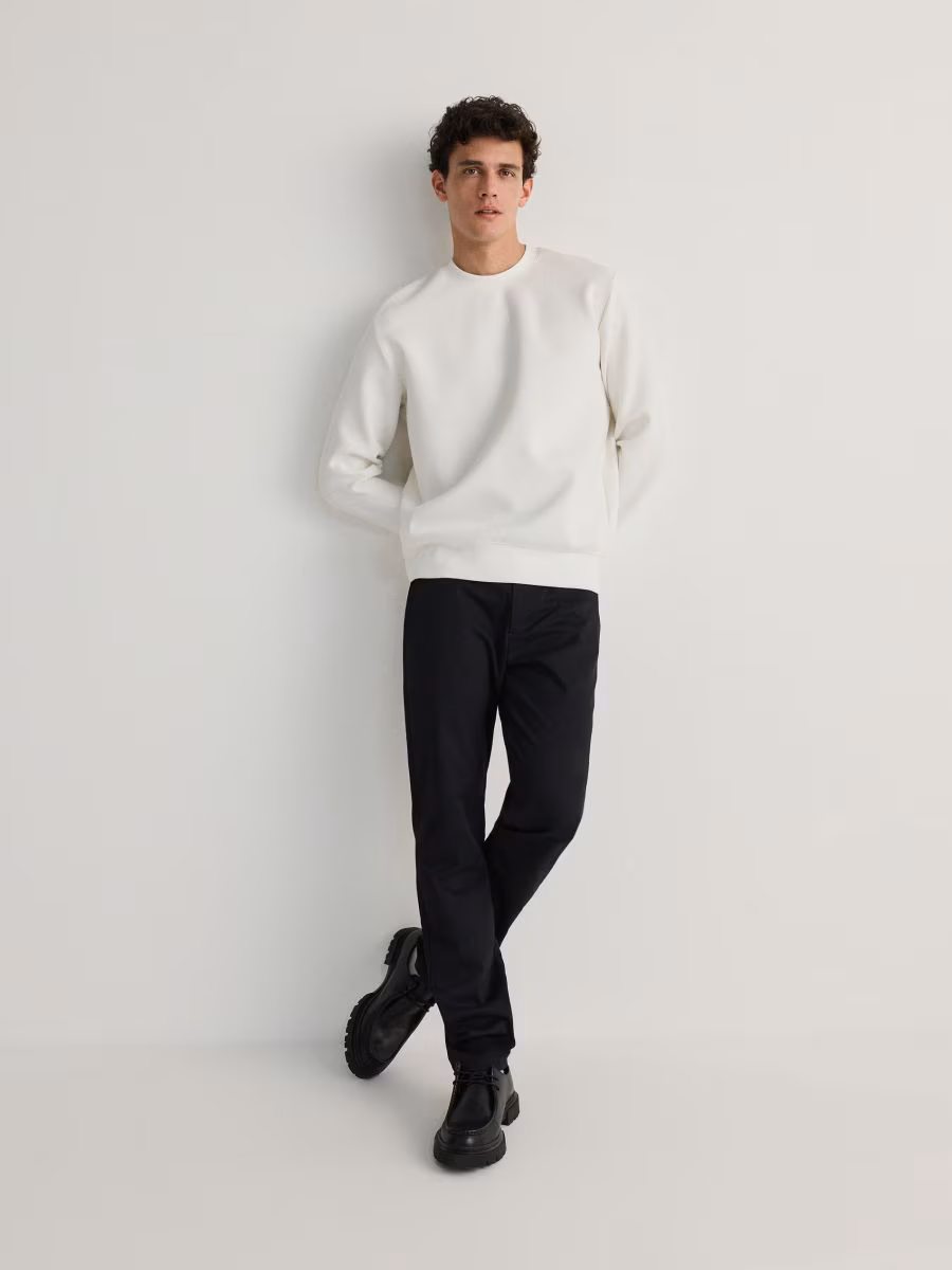 Plain Cotton Rich Sweatshirt