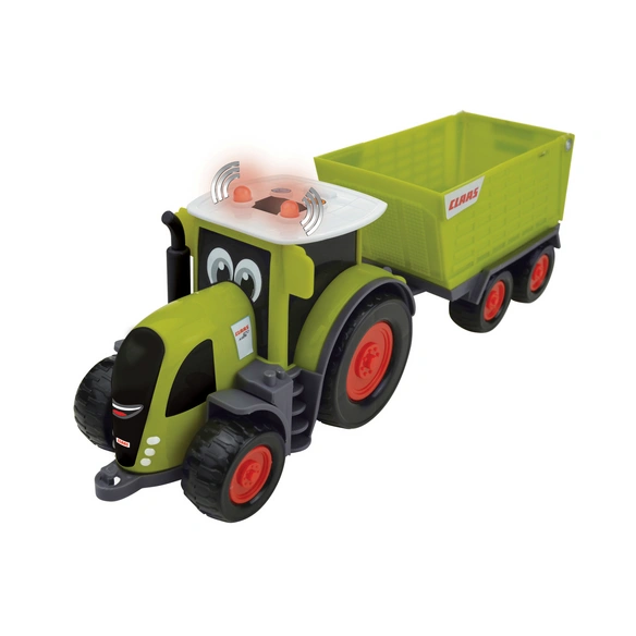 Spielzeug, Claas Kids Axion 870 und Cargos 750, Trecker und Anhänger, Licht und Sound