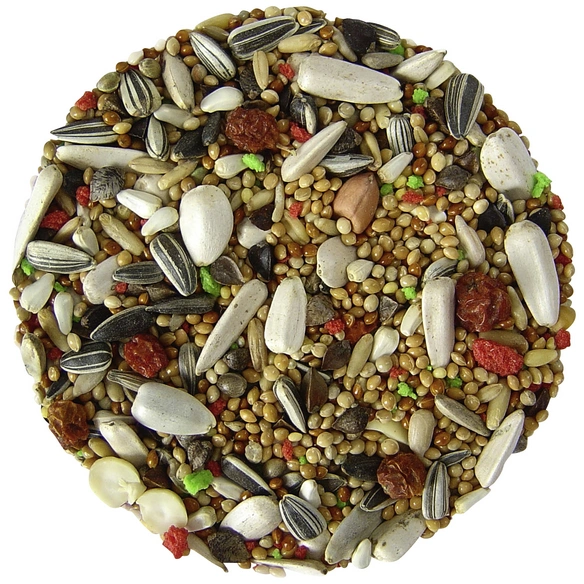 Vogelfutter, 1kg, Hirse/Sonnenblumenkerne, für Großsittiche