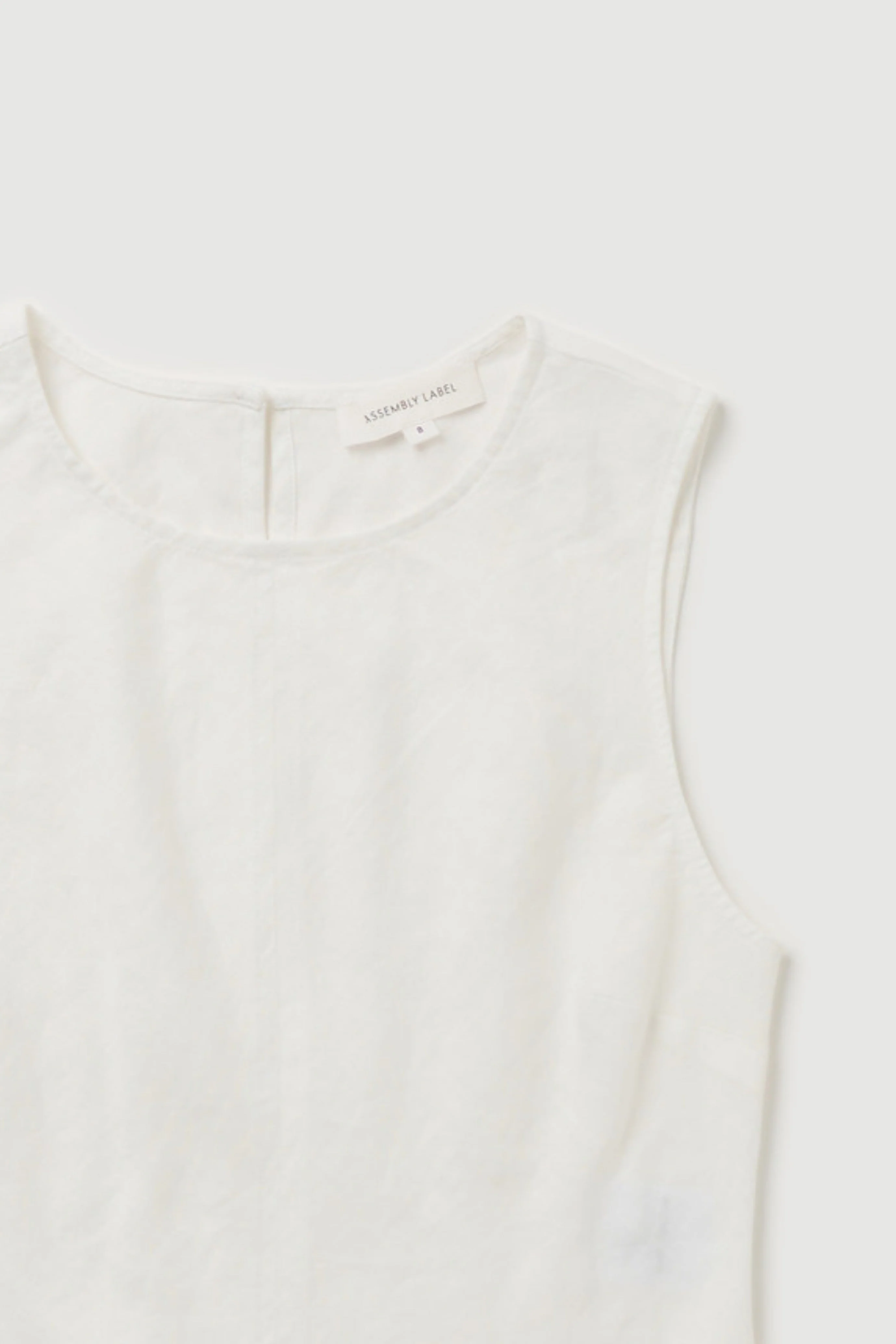 Re-Worn Womens Linen Textured Tank