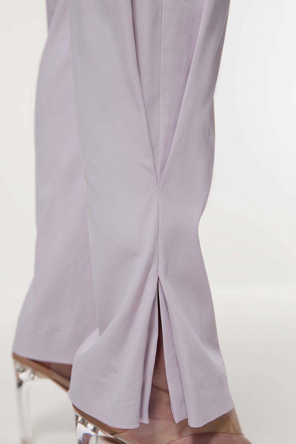 KarenMillen Digital Ophelia Polished Tailored Ankle Detail Trouser