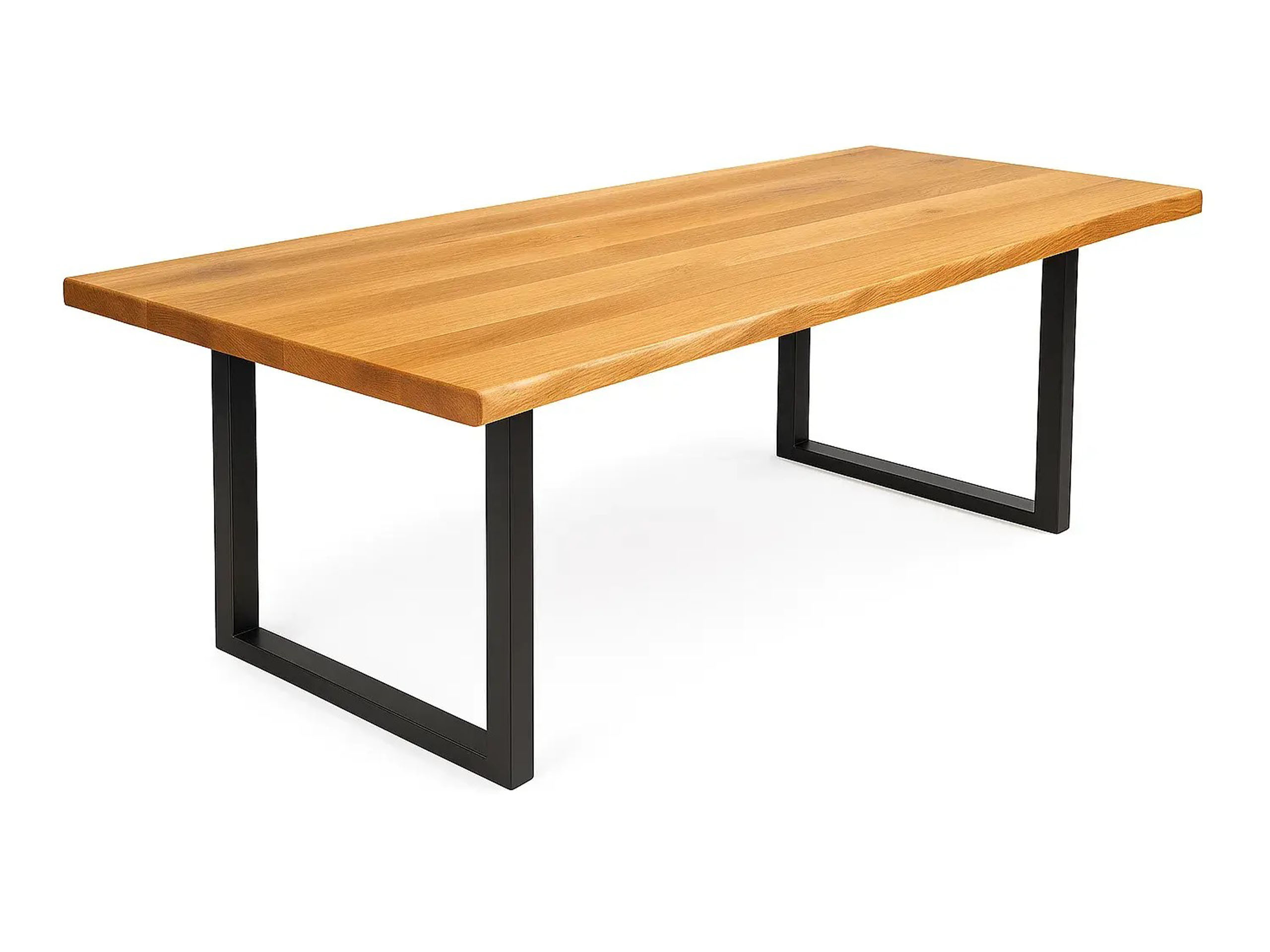Stół 160x100 dębowy Weston z naturalnymi krawędziami, olej Pure