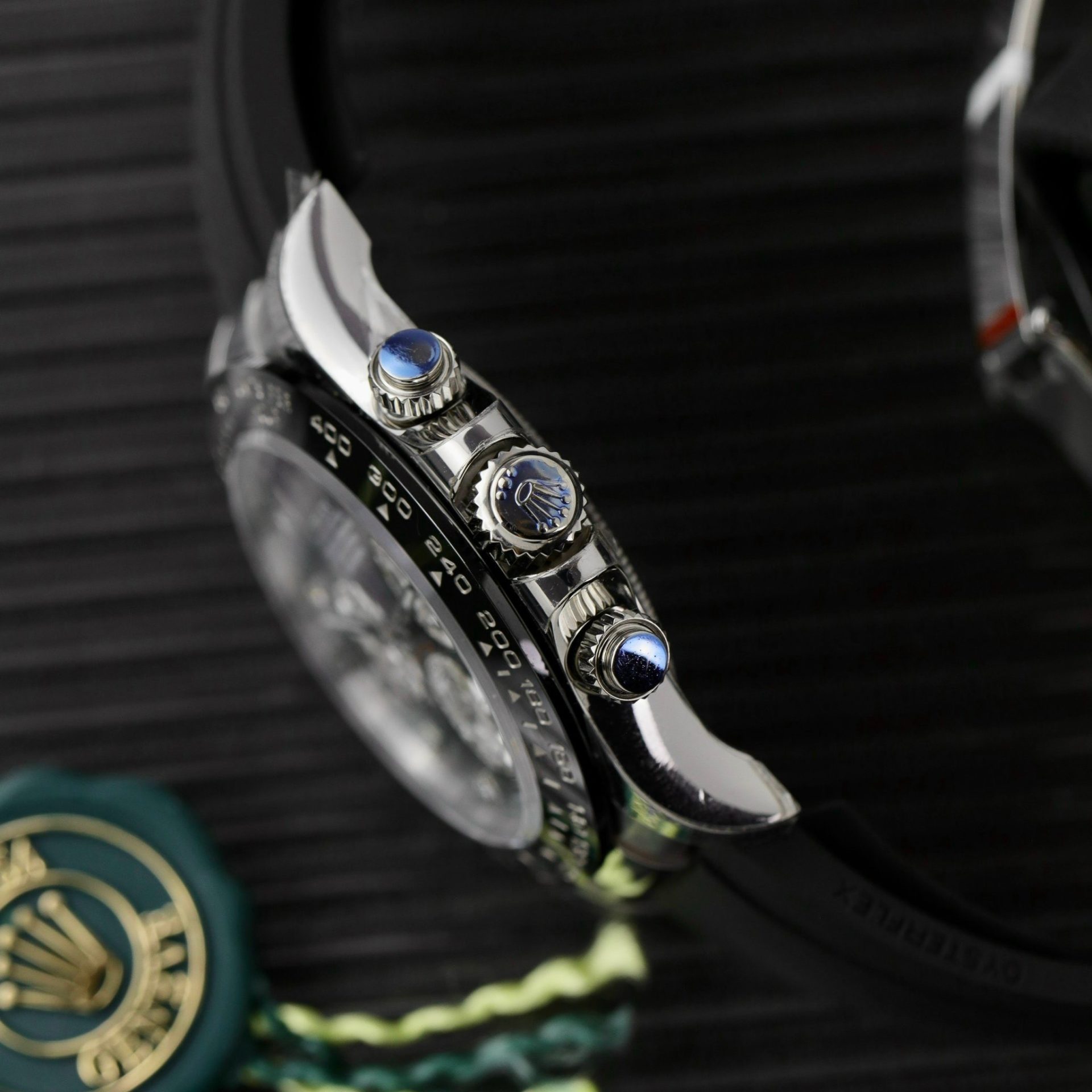 Rolex Daytona 904L Steel Dark MOP Dial With Diamonds 40mm Oysterflex Super Clone