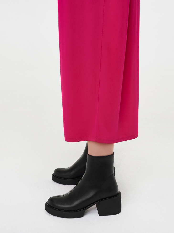 Ladies' black booties