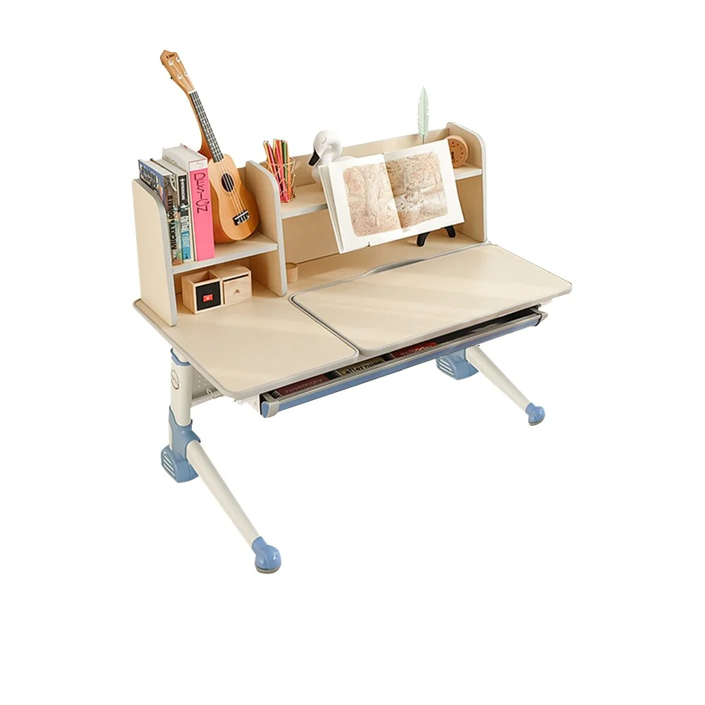 Ergonomic Wood Kids Study Desk Drafting Table, Computer Station
