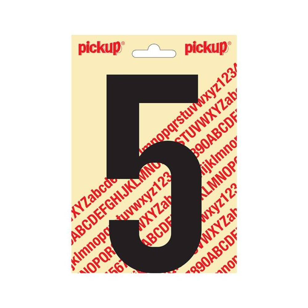 NUMMER PICKUP NOBEL 150MM 5 SVART