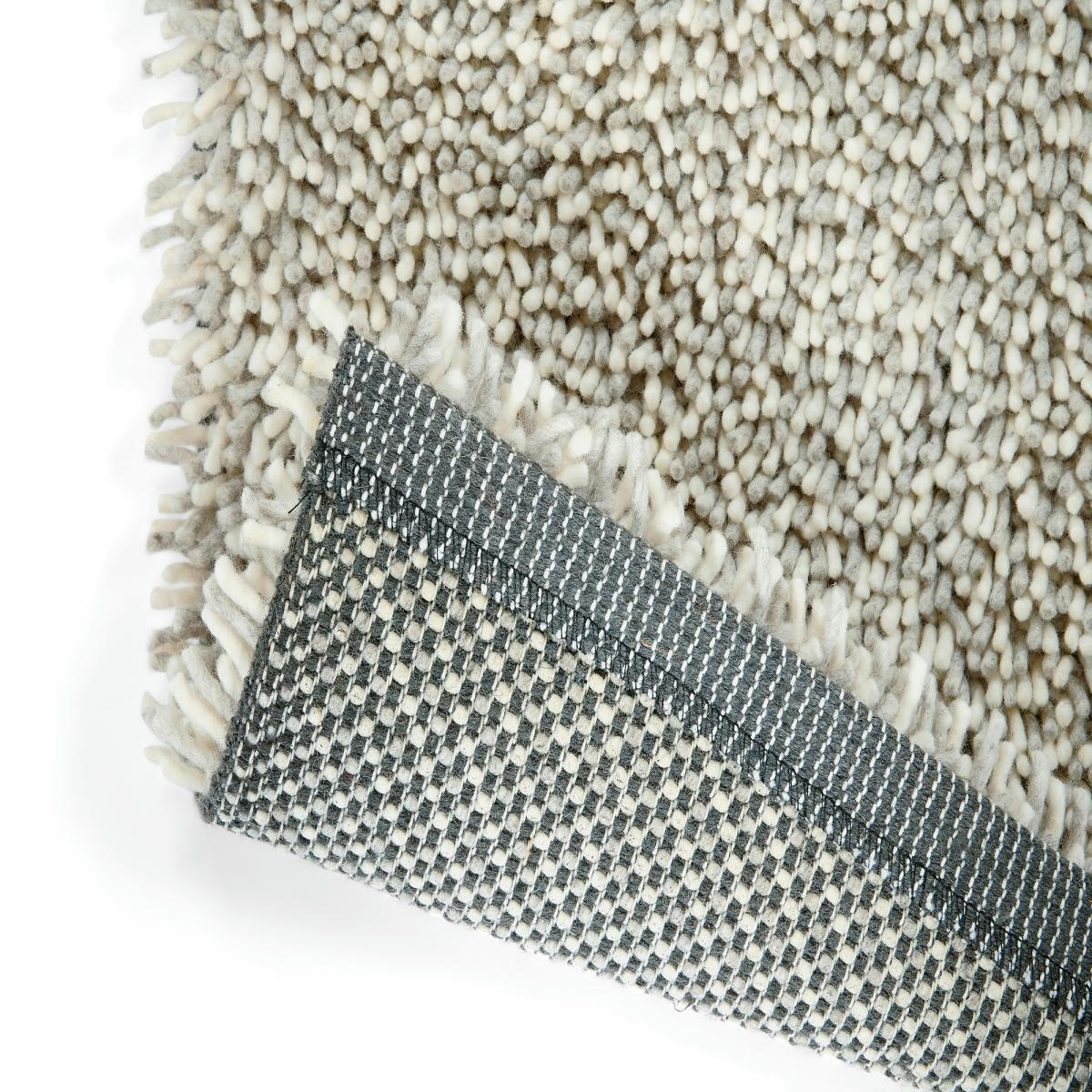 GRAVEL BCA 1A2T - Tapis shaggy gris 170x240