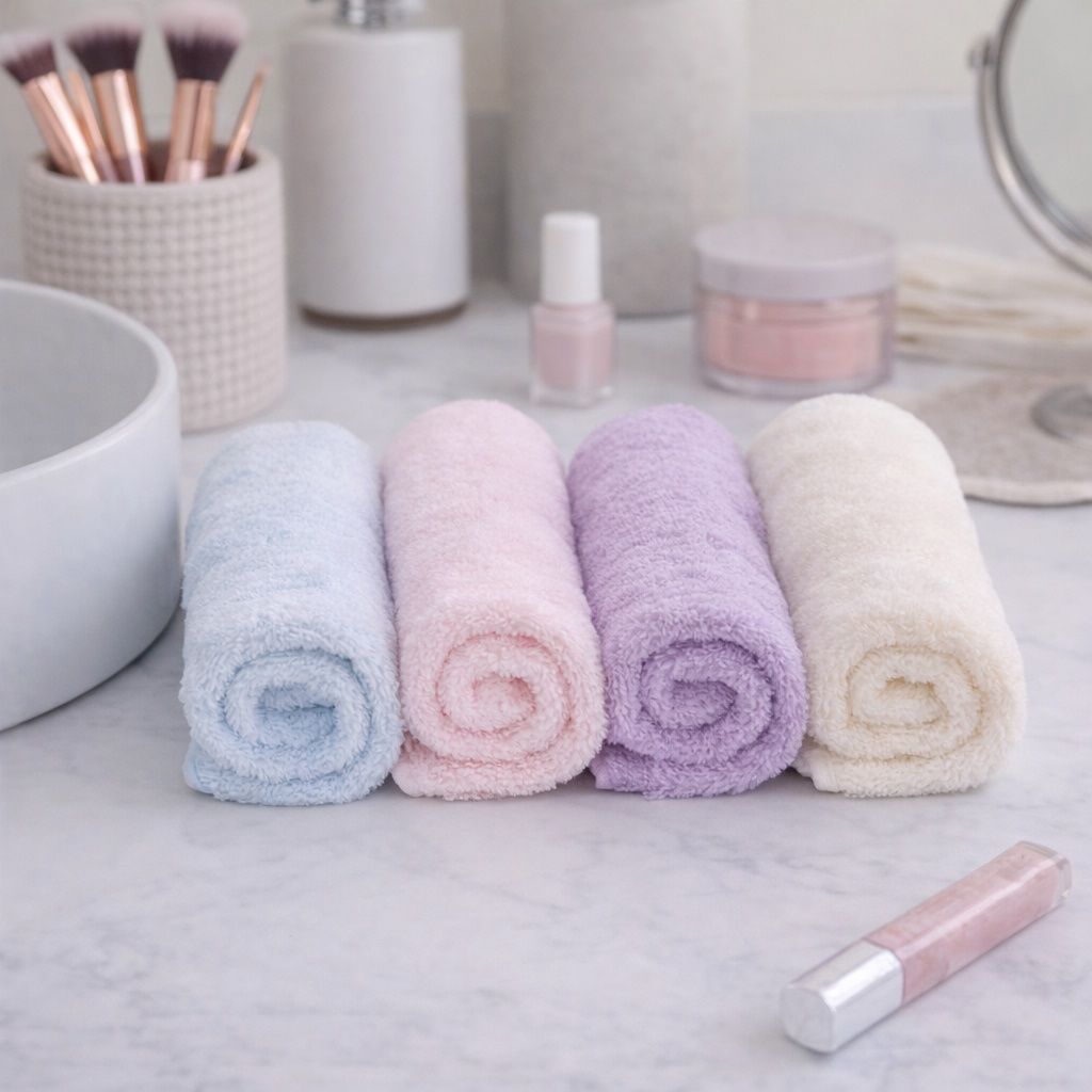 Erase Your Face Reusable Makeup Removing Face Cloths Set of 4 - Pastel