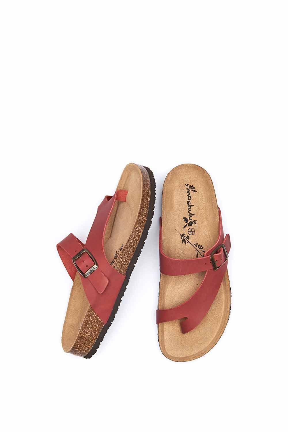 Moshulu Wilma Waxy' Toe-Post Cork Footbed Sandals