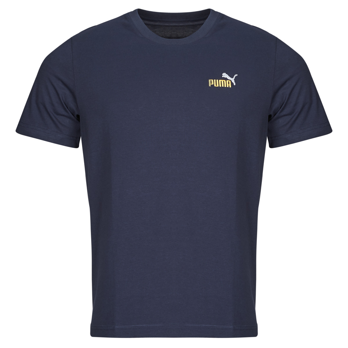 Puma - ESS 2 COLOR SMALL LOGO TEE - Marine