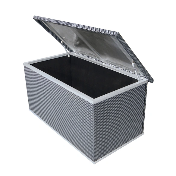 Aufbewahrungsbox, BxHxT: 120 x 67 x 64 cm, Steckmontage, anthrazit