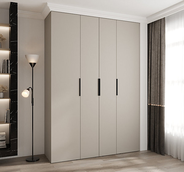 Armoire Como 4 a portes battantes H. 245 x L. 170 x P. 40, 4 portes