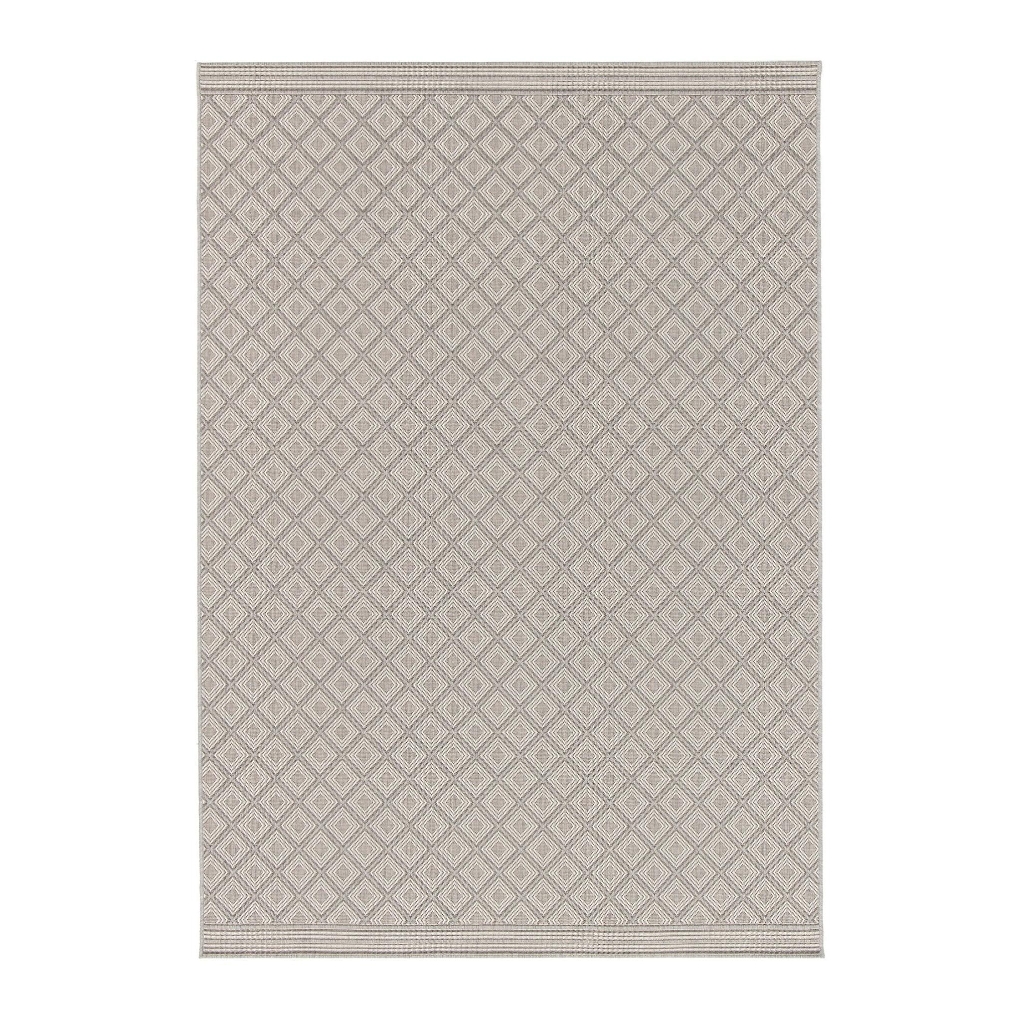 AFK Living vloerkleed Ava - voor binnen en buiten - grijs - 160 x 230 cm