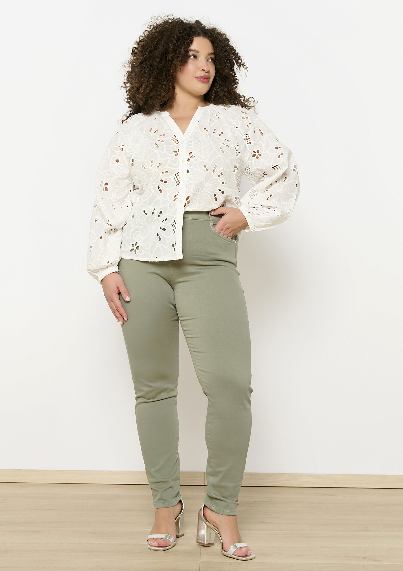 Multiple size slimfit broek