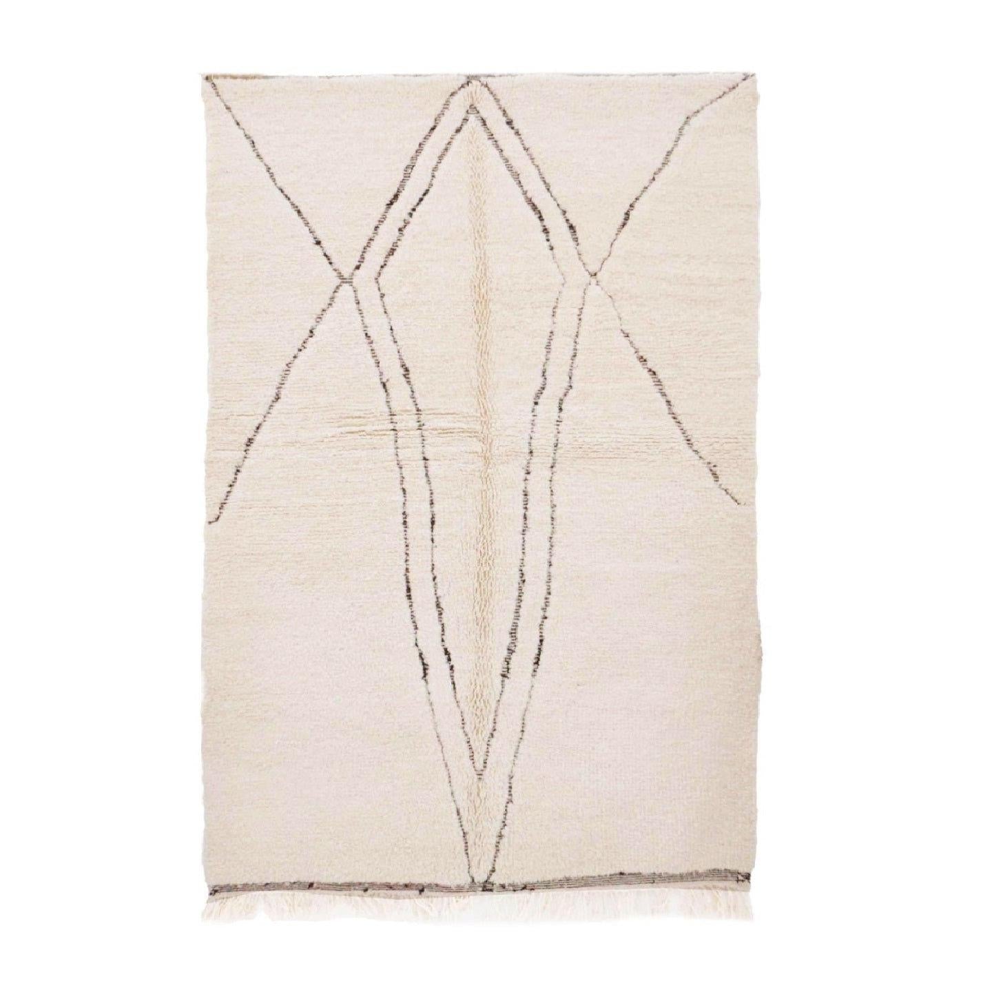 AFK Living vloerkleed Berber - handgemaakt - Wol - 157 x 243 cm