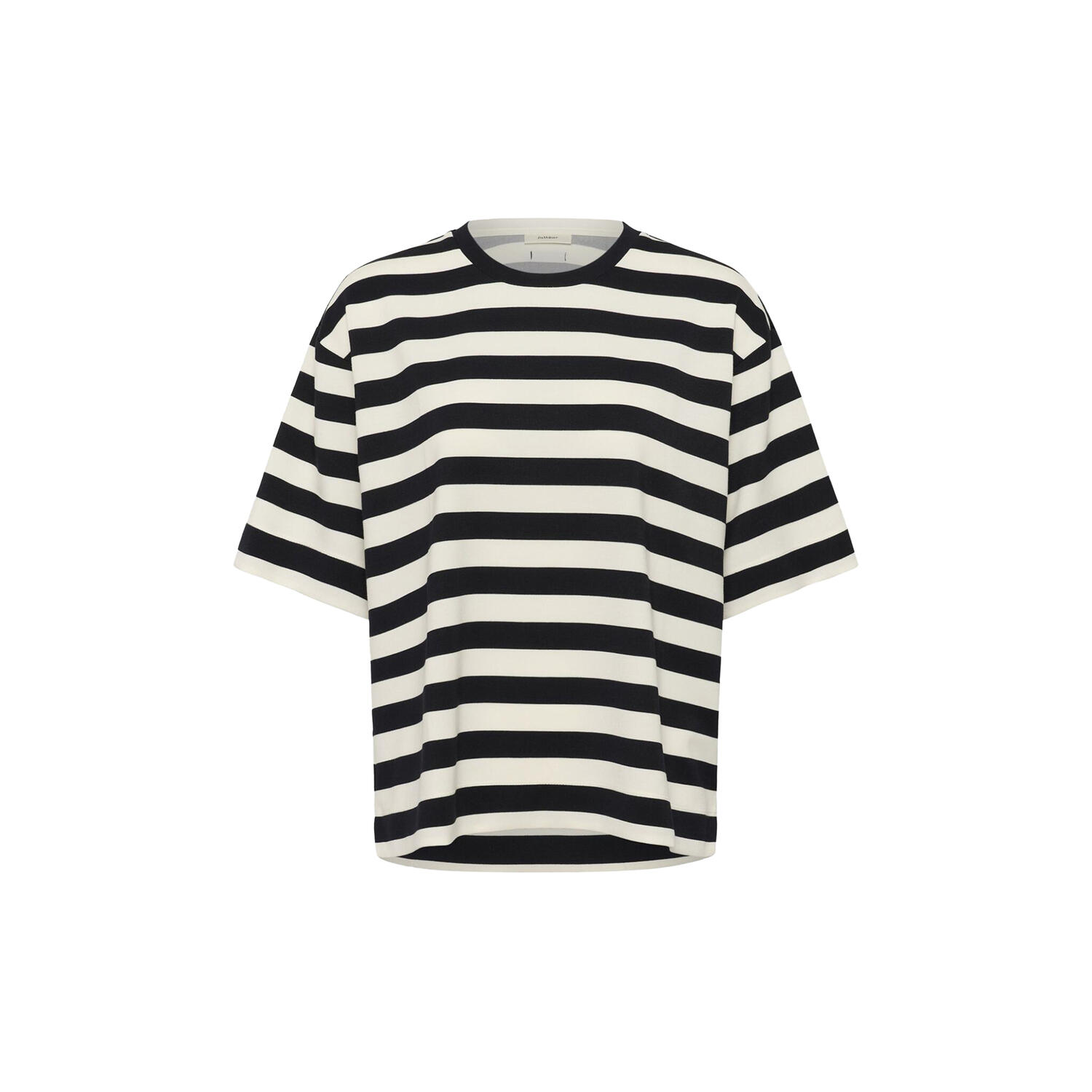 EloraIW Pannie Oversizet-Shirt, black / whisper white stripe