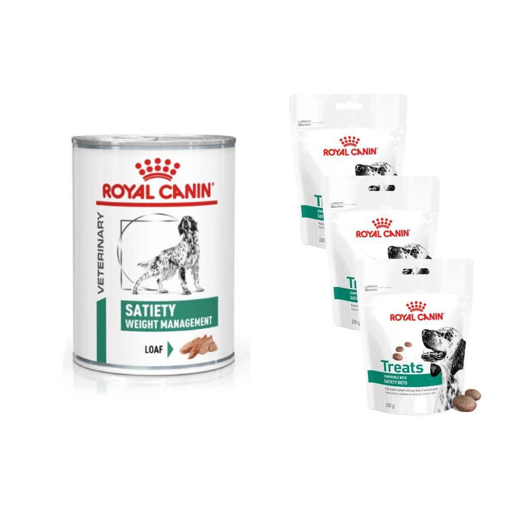 Royal Canin Veterinary Wet Dog Food + 3 x Royal Canin Dog Treat Free! *