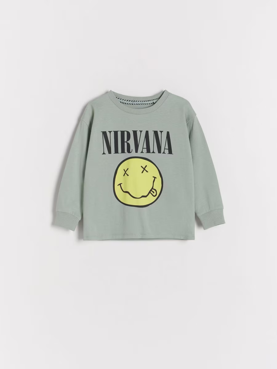 Nirvana Oversized Long Sleeve T-Shirt