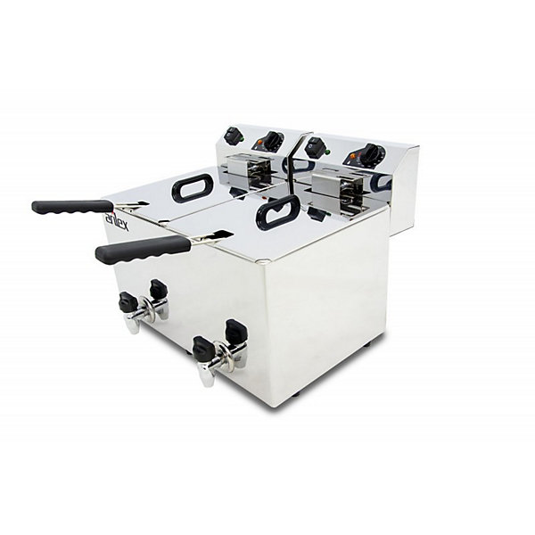 Friteuse Electrique Double EVOLUTION 20 litres - Arilex - l0.1- L0.1- P0.1- h0.1-