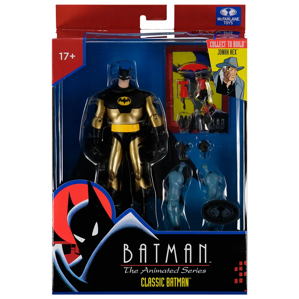 Mcfarlane Toys Batman The Animated Series DC Direct Wave 5 Classic Build a Figure Platinum Chase 15 cm