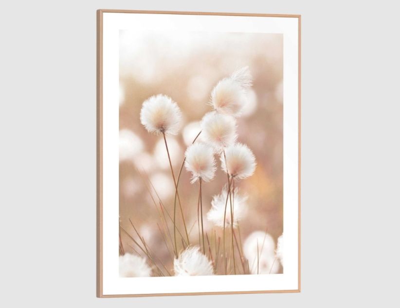 Bild Slim Frame Wood Cotton Pops 30x40cm