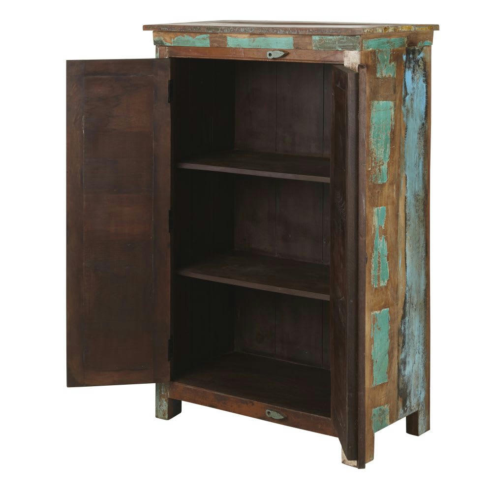 Calanque - Cabinet 2 portes effet vieilli