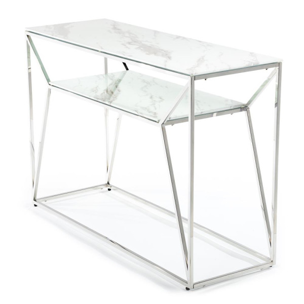 Konsola Farasin Silver White 120 cm