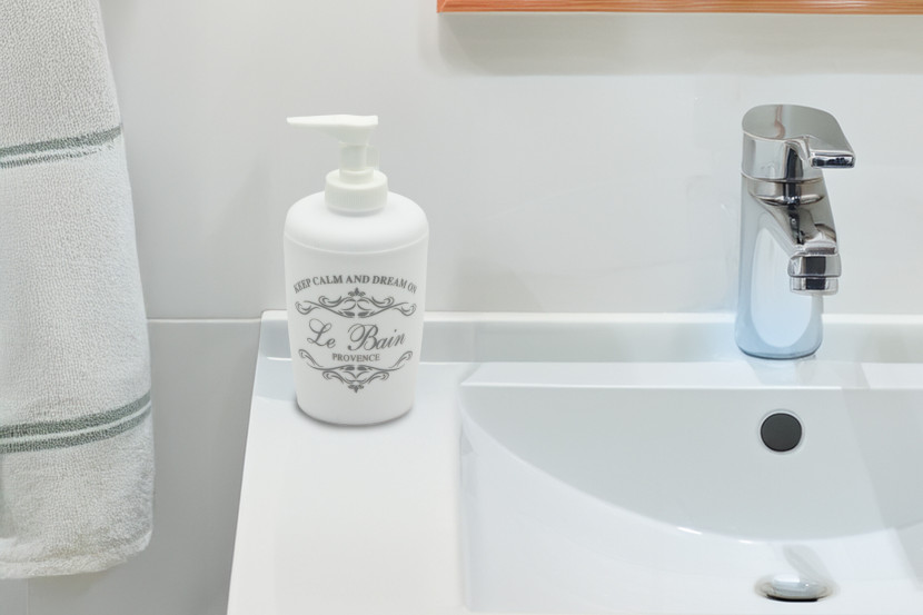 Dozownik na mydło w płynie PROVENCE biały - Yoka Home