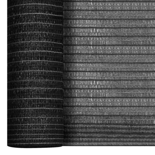 Siatka Cieniująca Parawan Na Ogrodzenie Antracytowa 1x10 m HDPE 150 g/m²