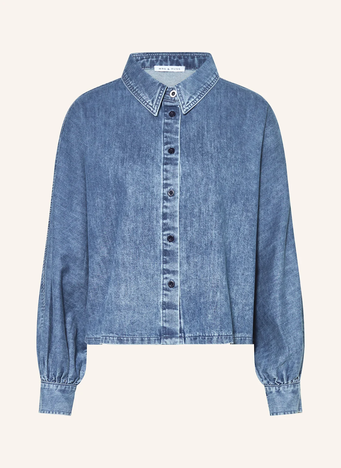 MRS & HUGS Jeansbluse