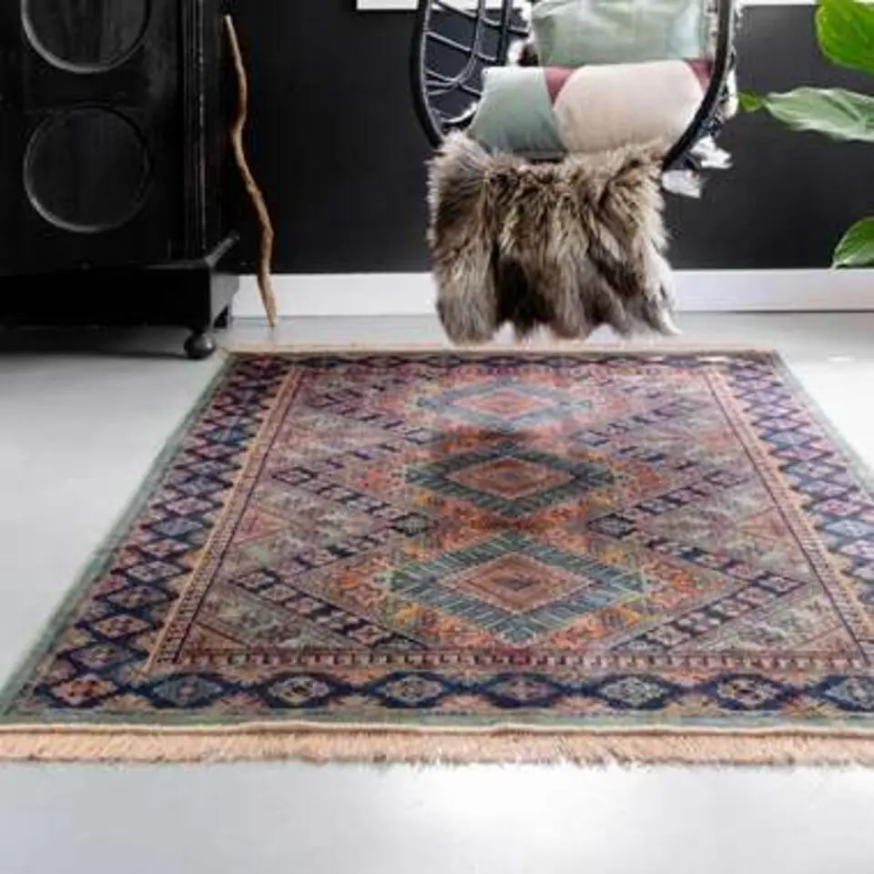 Tier Vintage Vloerkleed Khepera Groen